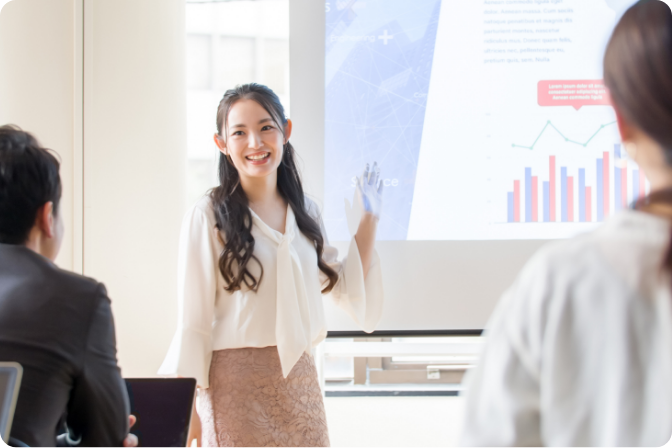 人材育成を行う社員の様子